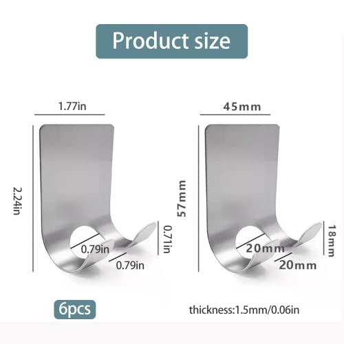 Gancio Porta Rasoio in Acciaio Inossidabile 6