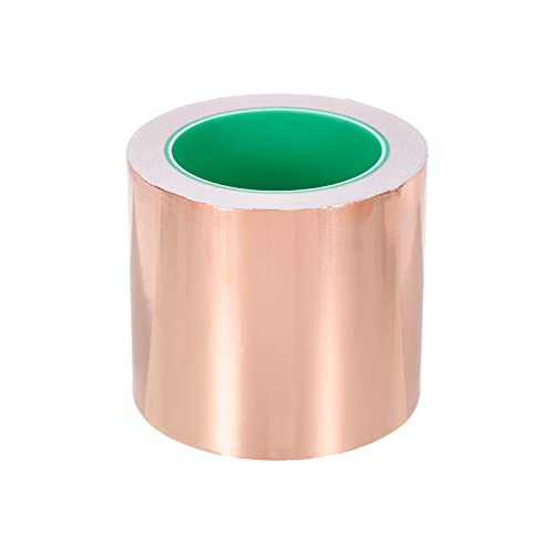 Image of PATIKIL Copper Foil Tape 3.94 Inch x 66 Feet 0.05mm Thick Double Sided Conductive Adhesive EMI Shielding for Electronics, Circuits, Grounding