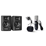 Product 1: Compact 120W bi-amplified tabletop speakers feature an MDF cabinet with a bass reflex design, producing deep, rich sound through Black Kevlar drivers. Ideal for music production and studio recording Product 1: 3.5‘‘ Woofer and 1” natural s...