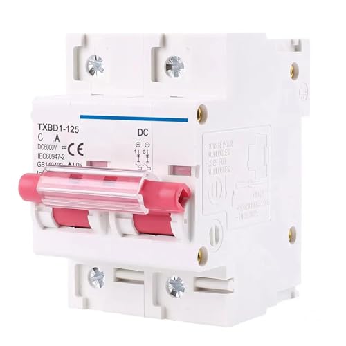 Disyuntor de batería evita averías por cortocircuito en paneles solares CC 600V 80A