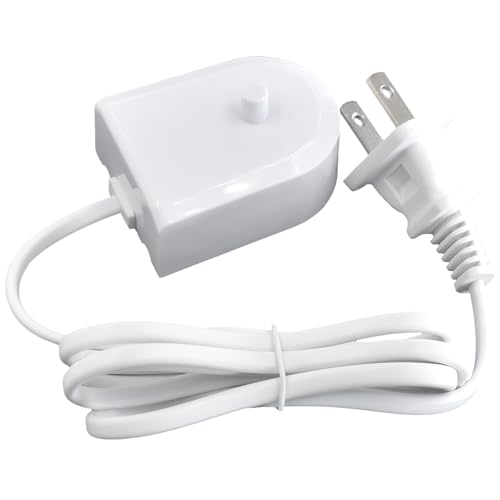 Pinkind - Charger Base Compatible with Philips Sonicare Electric Toothbrush 4100 HX6100, Inductive Travel Charger Fits for Philips Sonicare HX3000 / HX6000 / HX8000 / HX9000 Series Waterproof Power Cord