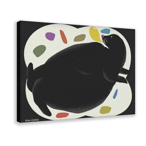 Poster Black Seal BNCEDJK toile phoque décoration salon et chambre