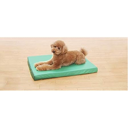 Amazon 3層のクッションで体圧を分散 床ずれ 寝たきりのワンちゃんなどに 犬 介護ベッド 床ずれ防止 防水マットレス グリーン 犬 いぬ イヌ 老犬 介護用品 寝たきり 中型 小型 大型犬 介護用 ベッド マット クッション 犬用 介護 M ワラ犬 ベッド