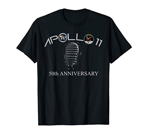 Apollo 11 50 jähriges Jubiläum Abzeichen Mond Fußabdruck T-Shirt