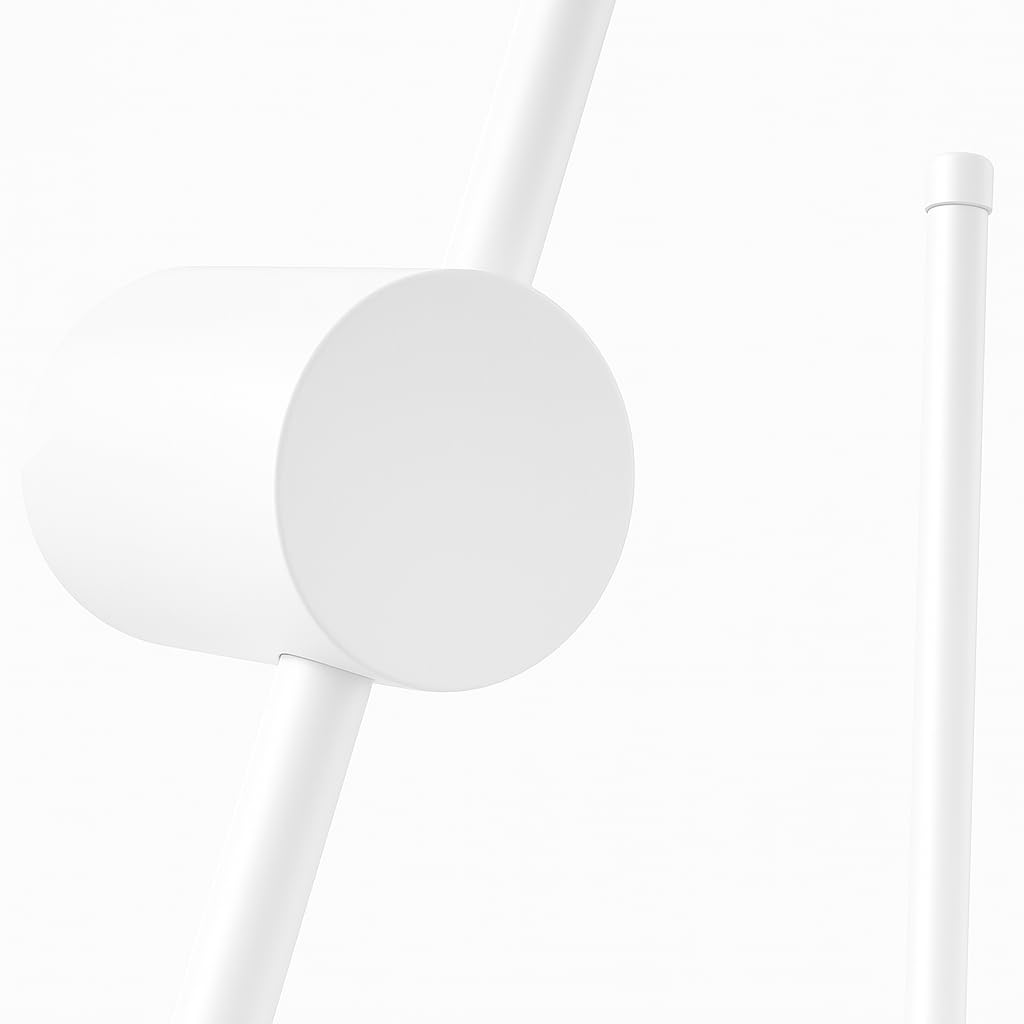 Dopa Applique da Parete LED 12W in Alluminio Barra Luminosa Design Moderno Linea Slanciata 80 CM Illuminazione Indiretta Anti AbbagliamentoLampada per Soggiorno Camera e Ufficio (Bianco)
