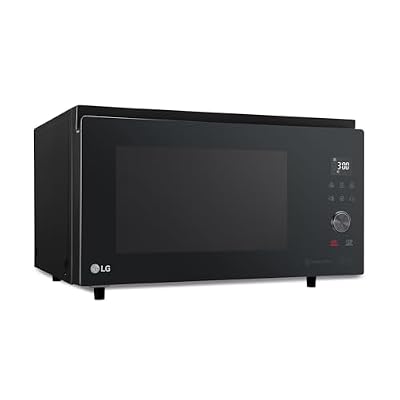 LG MJ3965BPS - Horno Microondas, 4 en 1, con Display Digital, de 39 Litros y 1100 W, Función Smart Inverter y EasyClean, Cocina Más Rápido, Mantiene Sabor, Color Negro | Ya disponible en tu tienda friki favorita! En mundofriki.es!