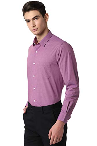 Image of Peter England Men's Printed Slim Fit Formal Shirt