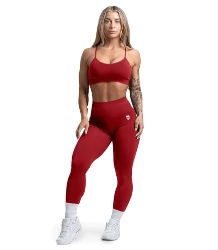 Image of Gymreapers Seamless Sports Bra for Women - Wireless Compression Padded Supportive Bras for Gym, Yoga, & Fitness