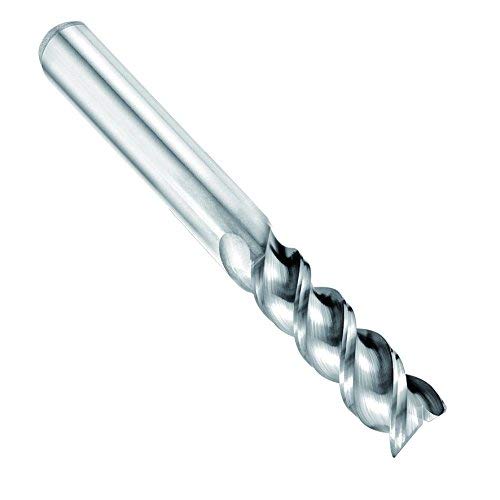 Image of SPEED TIGER AUE Carbide Square End Mill for Aluminum Applications - High Feed U-Type Design - for Roughing and Finishing - 3-Flute, Uncoated - AUE1603 - Made in Taiwan (1 piece, 16 mm)