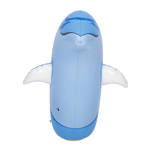 Gogogmee Delfín Inflable Grande Juguete Acuático De PVC para Piscina Decoración De Fiesta
