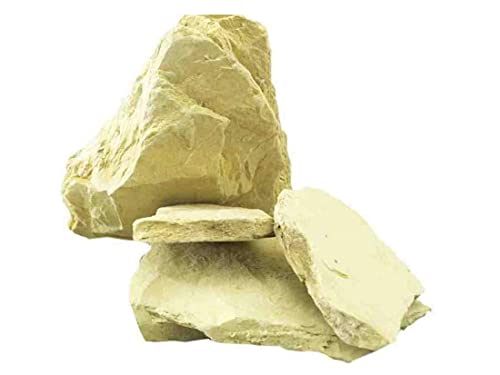 Image of Livshine Natural Multani Mitti | Stone Form | Fuller's Earth /Calcium Bentonite Clay | for All Skin Type | Face Pack And Hair Pack | (Stone 370 Gram, Stone)