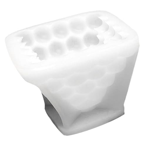 SHOWERORO Molde de Silicona para Velas DIY Creativo Molde Decorativo Ligero y Portátil para Jabón y Esculturas Resistente y Fácil de Usar para Manualidades Casa