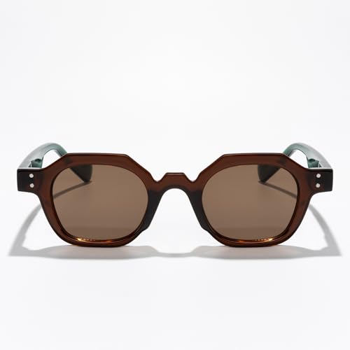 Vintage Sunglasses for Men Women Trendy Geometric Round Frame Perfect for Streetwear Driving Outdoor Fashion2