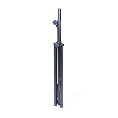 Universal Speaker Stand 6.65 Ft Dj Mount Pa Loudspeaker Holder Heavy Duty Tripod W/Adjustable Height From 46” To 80” Rated At 150 Pounds Steel Insert Safety Pin Locking For Stability #TOP5