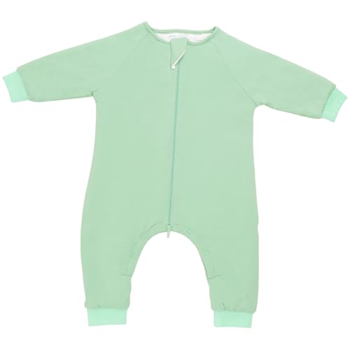 Image of Baby Sleep Suit 1.0TOG Long Sleeve Wearable Blanket with Legs, Soft Sleeping Bag with Feet newborn to 24 Months