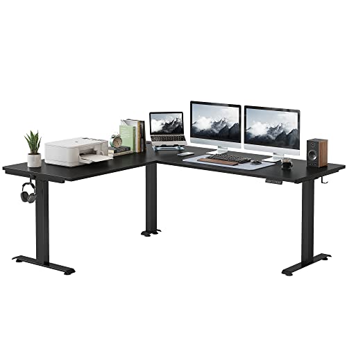 FEZIBO L-Shaped Computer Desk