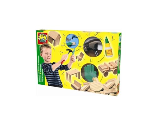 Timmerset SES (00943), Echter Minihammer und Holzteile