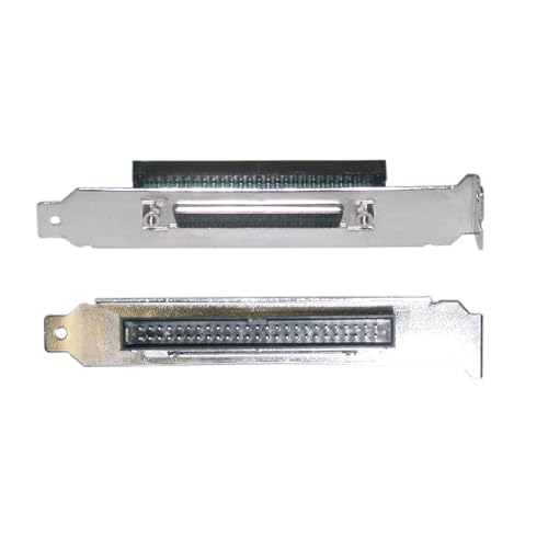 CableWholesale SCSI Computer Slot Adapter, Internal IDC 50 Male to External HPDB68 (Half Pitch DB68) Female