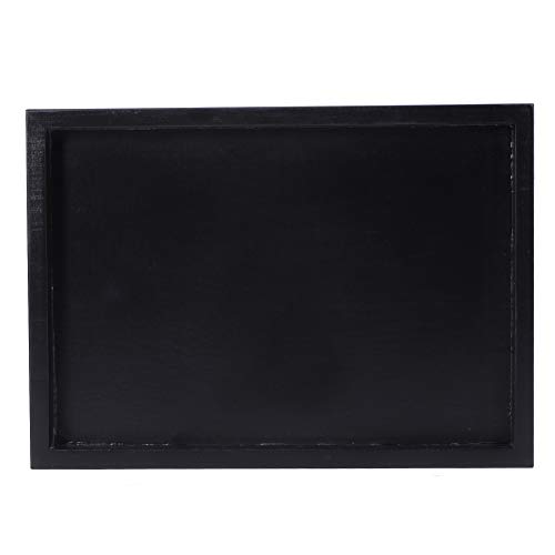 Natudeco Wooden Serving Tray Rectangular Tea Coffee Food Serving Tray Decorative Platter 25x18x2cm for Home Restaurant Breakfast