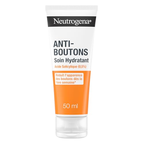 Neutrogena – Soin Hydratant Anti-Boutons (tube de 50 ml) – Crème pour le visage à l'acide salicylique (0,5%) – Réduit...