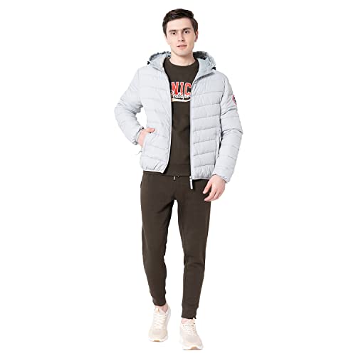 Image of Red Tape Men Polyester Standard Length Solid Padded Jacket