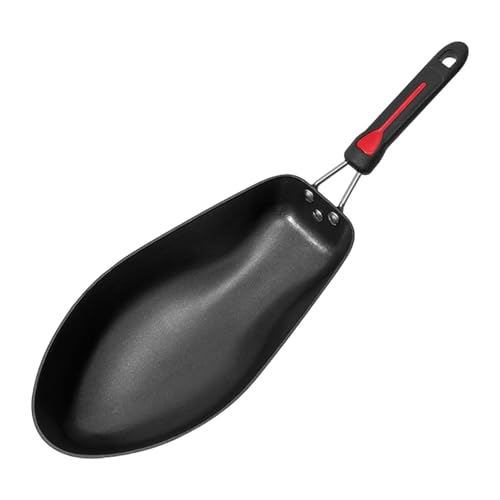 Jiuvaso Padella Antiaderente per friggere Il Pesce, Padella Antiaderente, Strumento di Cottura Versatile e Professionale di, Portatile a Forma di