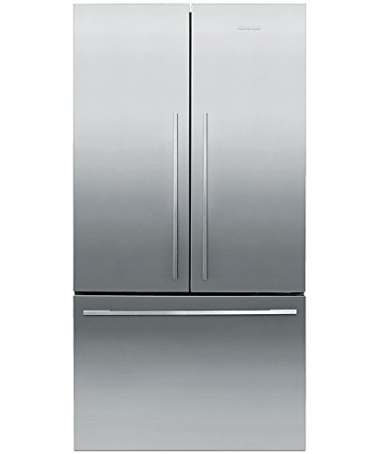 Fisher & Paykel RF610ADX4 Side-by-Side Refrigerator – Side-by-Side Fridge (Independent, Silver, French Door, A +, LED, T) [Energy Class A+]