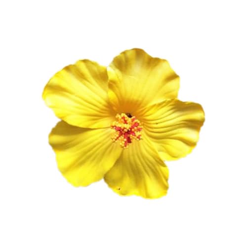 Pinza para el pelo de flores hawaianas, pinza realista de hibisco, accesorio para el pelo de flores bohemias para bailarina, novia, boda, playa, fiesta, pinzas para el pelo y pasadores para peinar el