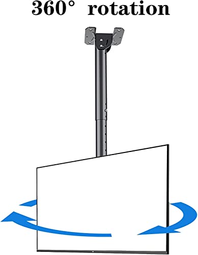 Support TV de plafond inclinable idéal pour regarder la télé au lit