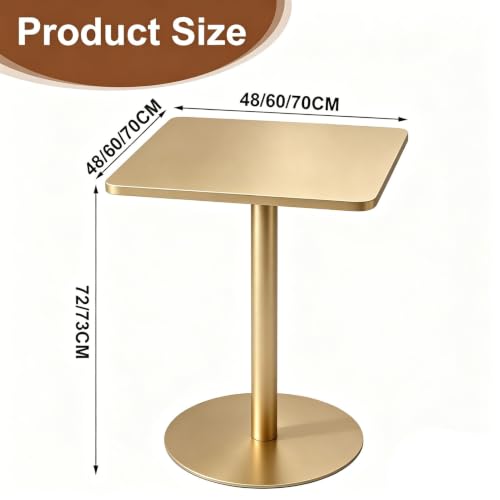 Mesa de bar metálica cuadrada compacta ideal para ganar espacio en casa 3