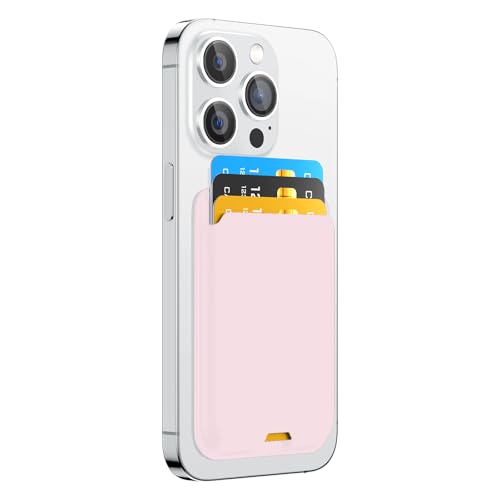 ZoyiNsgu Phone Card Holder, Premium Leather Wallet Stick on, Adhesive Credit Card Holder for Case...