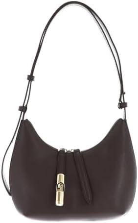 Furla Leather shoulder bag Goccia Shoulder Bag Cioccolato dark br...