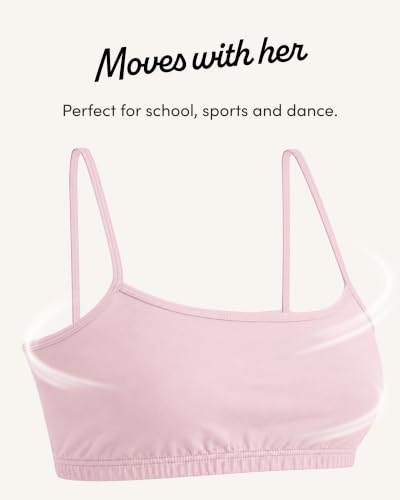 Fruit of the Loom Girl's Cotton Stretch Cami Training Bra Multi-Pack - image 6