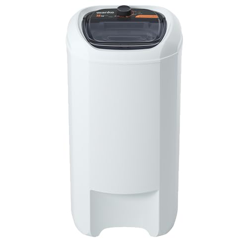 Centrífuga de Roupas Wanke Premium Plus 15kg 220V Branca com 3 Programas, Timer 5 Min, Acionamento Automático, Design Moderno, Alta Estabilidade e Classificação Inmetro A