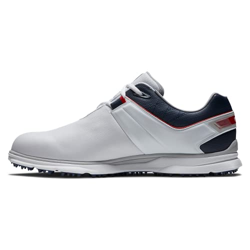 FootJoy Men\'s Pro|SL Golf Shoe, White/Navy/Red, 10.5 - Thumbnail 7