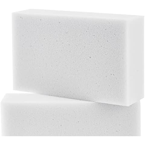 Magic Eraser Sponge for Walls - Magic Sponge for Stain & Mark Removal - White Magic Sponges for Cleaning Walls - Magic Cleaning Pad for Kitchen Household Cleaning - Melamine Sponge Pack of 2 Cover