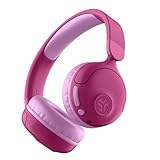 JLab JBuddies Pop Bluetooth Kopfhörer Kinder - 48+ Std. Spielzeit & Kabelgebunden, Lautstärkesicher 85/95dB, Kopfhörer Kabellos Faltbar für Jungen & Mädchen mit Kabelloser Share-Modus, Rosa