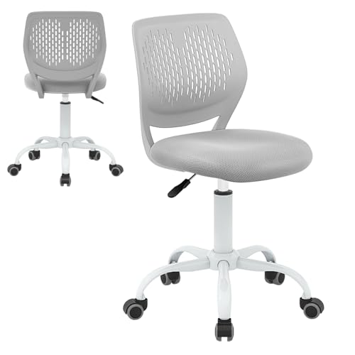Maxmass Kids Desk Chair, Height Adjustable with Swivel Mesh Seat (Grey)