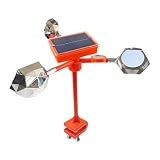 Dispositif anti-oiseaux – solaire réfléchissant avec alarme sonore réglable, système extér...
