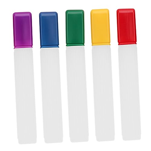 LIFKOME 5pcs Blue Knitting Needle Tube Case Large Storage Box for Sewing Needles Embroidery Tools