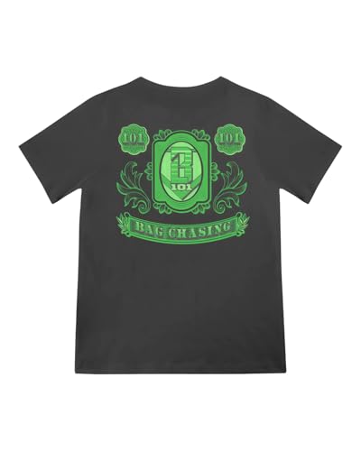 BL101 Youth Bag Chaser Baseball Graphic Tee for Boys - Gray, YM - image 1