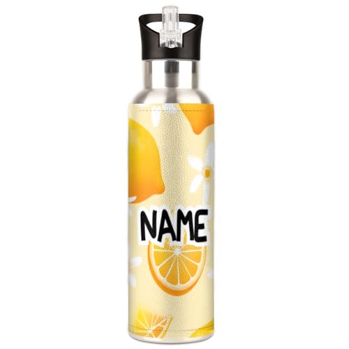 Botella de Agua Personalizada Gumuslen Acero Inoxidable con Aislamiento al Vacío y Tapa Antiderrames Multicolor miniatura 4