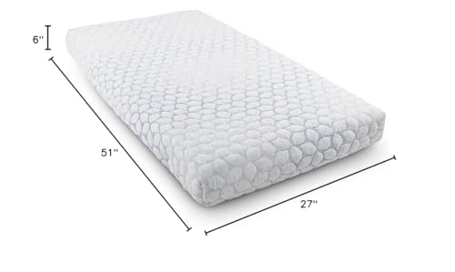 Image of Lullaby Earth Gentle Start Breathable Infant & Toddler Crib Mattress - Lightweight & Waterproof - Non-Toxic for Baby & Toddler Bed