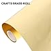 GARVALON High Hardness Brass Foil Sheet 0.02mm Thin Metal Roll 100mm Wide 1 Meter Length for Crafts DIY Projects and Industrial Use