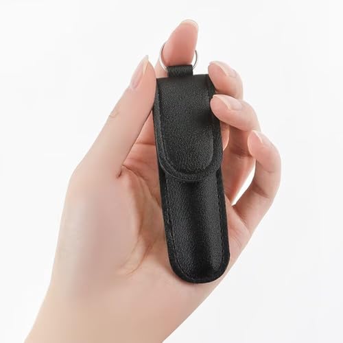 WOLMIK 6 Stück Ohrenreiniger, Ohrenschmalz Entfernungs Set, Ohrenschmalz Entferner Edelstahl, Ohrreinigungswerkzeuge mit PU-Tasche, für Erwachsenen und Kindern