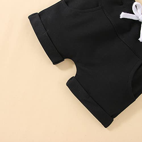 Kupretty Baby Boy Summer Clothes Sleeveless Tank Tops Vest T-Shirt + Casual Shorts Toddler Outfits Set4