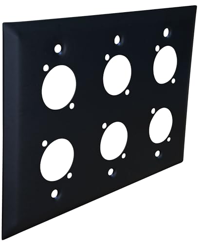 Plaque murale XLR vierge pour résoudre les problèmes de câbles en studio
