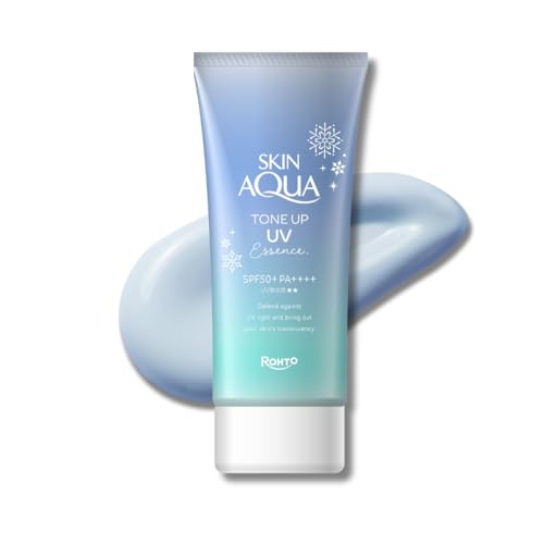 Skin Aqua Tone Up UV Essence Sunscreen, Lavender, 2.8 oz (80 g) (Enhances Transparency, Color Control, UV Sunscreen, SPF50+ PA++++, Foundation Primer)
