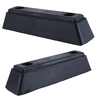 Durlo Gummi-Dock-Stoßfänger und Anhängerstopper, hochelastischer, stoßdämpfender Gummiblock für LKWs, Boote, Anhänger und Fahrzeugschutz