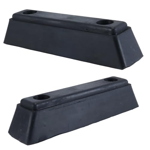 Durlo Gummi-Dock-Stoßfänger und Anhängerstopper, hochelastischer, stoßdämpfender Gummiblock für LKWs, Boote, Anhänger und Fahrzeugschutz